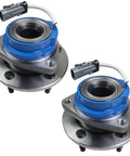 Pair of Front Wheel Hub Bearing Assembly 513121 Compatible With Cadillac DTS 5 Lug With ABS