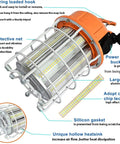 Heavy Duty LED Temporary Work Light 150W 22500 Lumens with IP65 waterproof protective net and power cord buckle