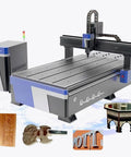 Rugged Wood Router Machine With High Precision Engraving And Milling For Cabinets And Furniture, showcasing CNC cuts