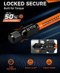 Heavy Duty 36 Piece Impact Torx Bit Set With S2 Steel One Quarter Inch Driver Bits showing power lock feature and S2 TT10 label