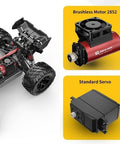 1/14 Scale 4X4 Brushless RC Truck Ready To Run Beast With 4200KV Motor And 50A ESC components overview