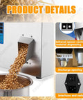 Game Changing Automatic Powder Filling Machine With Two Hundred Gram Capacity And Point Three Gram Accuracy packing beans from a stainless steel outlet.