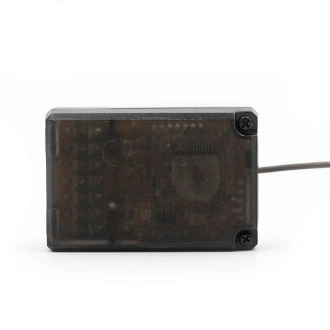 8 Channel 2.4GHz RC Receiver With PWM PPM IBus Output For Cars And Boats AFHDS 3 Compatible Works With PL18 NB4 NB4 Lite FRM302 Transmitters and RF Modules, frontal view