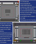 Manual Solder Paste Stencil Printer With Aluminum Alloy Frame showing screen printing table dimensions and PCB sizes.