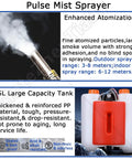 Disinfection Fogger And Atomizer Machine With Dual Pipe Water Cooling close-up showing mist output and 15L tank capacity
