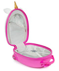 Open Tiny Trekker Kids Carry On Luggage With Underseat Compliance Airline Approved, Lightweight 3.3 Lbs, 17 Litre Unicorn Holdall