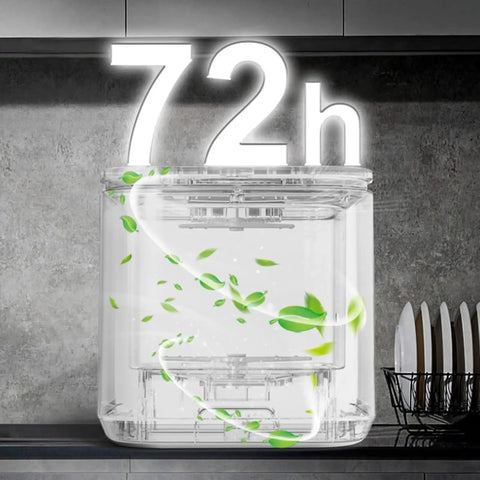 Space Saving Countertop Dishwasher With Responsive Touchscreen And Deep Clean Sterilization Making It A Straight Up Kitchen Lifesaver For Tight Apartments Campers And Dorm Rooms with a 72°C wash feature.