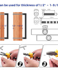 Installation and use of 25 Pack Square Cabinet Handles Matte Black Pulls For Cabinets And Drawers Seven And One Half Inch Center To Center Spacing Kitchen Cupboard Hardware Heavy Duty Built To Last.