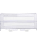 Fold Down Bed Rail For Toddlers, Fits Queen Size Mattress, With Safety Anchors For Secure Sleep, 43.25 Inch Wide And 19.5 Inch Tall Guard