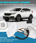 Heavy Duty Electric Fuel Pump Module Assembly Straight Swap For Honda Crv 2017 2022 Gas Engine close-up view with wiring details