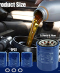3pc Oil Filter Drain Plug Gasket Kit For Honda Acura Cars Includes Accord CR-V Civic Fit Pilot Replaces 15400-PLM-A02