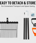 Heavy Duty Metal Horse Manure Fork With Long Steel Handle Built Tough Two Pack Poop Shovel Rake Hay Fork And Pitch Fork parts