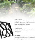 Reusable Concrete Path Mold 15.7 X 15.7 X 1.6 Inch Stepping Stone Paver for Patio Garden Walkways displayed against garden backdrop
