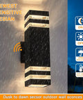 Dusk To Dawn Outdoor Wall Lights Up Down Exterior Sconces With E26 Socket Waterproof Anti Rust Porch Lanterns Wall Mount For House Patio Garage 2 Pack under rain