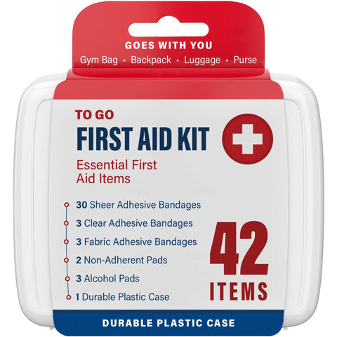 Front view of Massive 4000 Piece First Aid Kit With 96 Pack Boxes And 42 Items Each For Home Travel Car Work School Trips And Camping