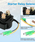 Ignition Coil Switch Starter Solenoid Relay Kit Works With TRX250 FourTrax ATV With Voltage Regulator CDI Box Compatible 1997 Through 2021 Quad 4 Wheeler Parts