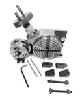 4 Inch Rotary Table For Milling Machines With Horizontal And Vertical Orientation 4 T-Slot Beefed-Up 100mm Setup