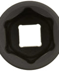 Front view of Three Quarter Inch Drive Deep Six Point Metric Impact Socket 41 Mm Forged From Chrome Molybdenum Steel With Radius Corner Design