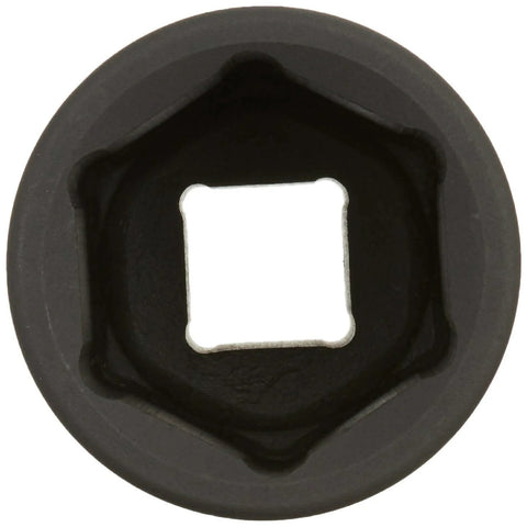 Front view of Three Quarter Inch Drive Deep Six Point Metric Impact Socket 41 Mm Forged From Chrome Molybdenum Steel With Radius Corner Design