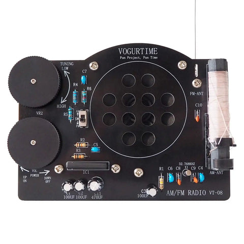 AM FM Radio Kit For Learning And Practice A Hands On Soldering Project That Teaches Electronics The Dope STEM Gift New Version