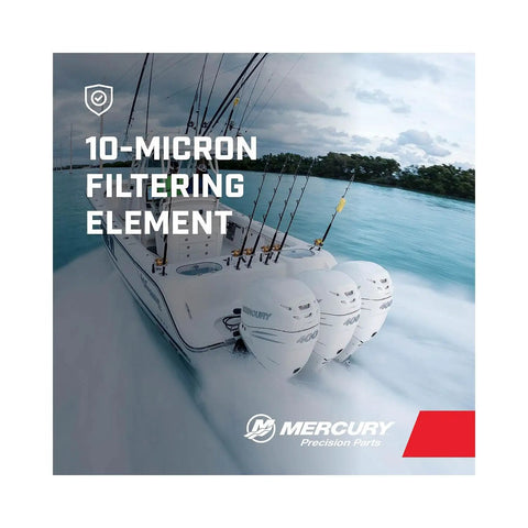 Water Separating Fuel Filter For Verado Outboards L6 And 5.7L V10 300 To 425 Horsepower Beefed Up Replacement Filter Kit With 10 Micron Element For FSM Equipped Vessel Mounted Kits