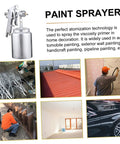 Autsuppl Airless Paint Sprayer For Furniture, High Atomization Pneumatic Spray Gun Tool For Rustoleum, Home And Industry Use, Adjustable Spring Range, Professional Finish Equipment, Durable Design, showcasing various painting applications.