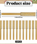 12 Pack Pro Grade Diamond Chainsaw Sharpener Bits Three Sixteenth Inch Four Point Eight Millimeter shown in size chart