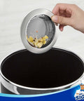 Stainless Steel Kitchen Sink Strainer No Fuss Dishwasher Safe Drain Filter With 4.4 Inch Outer Diameter And 3 Inch Inner Diameter