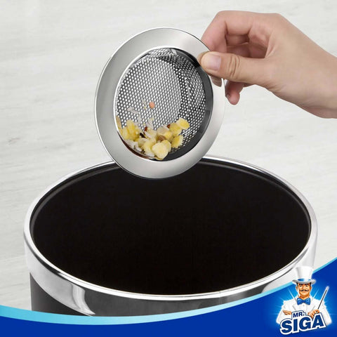 Stainless Steel Kitchen Sink Strainer No Fuss Dishwasher Safe Drain Filter With 4.4 Inch Outer Diameter And 3 Inch Inner Diameter