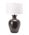 Atmore 27 Inch Iron Table Lamp In Copper Finish With Cotton Drum Shade For Cozy Mood Vibe Lighting On Living Room End Tables Bedroom Or Entryway 3 Way Switch Modern Farmhouse Style