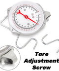 Heavy Duty Mechanical Hanging Scale With Dial 110 Lb 50 Kg Capacity Real Workhorse For Market And Kitchen Weighing Durable Metal Construction