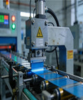 IV3-500CA 3D Barcode Reader And Industrial Camera scanning on automated production line for quality inspection