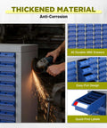 40 Drawer Small Parts Cabinet For Bolts And Nuts, Heavy Duty Steel Frame With ABS Drawers, Laser Welding Process Shown