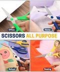24 Pack Bulk 8 Inch All Purpose Heavy Duty Scissors Workhorse For Office School And Home With Stainless Steel Blades And Soft Grip Handles