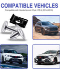 14 Piece Engine Splash Shield Hardware Kit Featuring Heavy Duty Bolts And Secure Mounting Clips For Skid Plate And Oil Pan Cover Swap Crafted From Tough Corrosion Resistant Metal To Keep Road Junk Out While Delivering Dependable Underbody Armor That Runs displayed with compatible vehicles like Honda Accord, Civic, and CR-V.