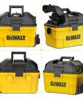 Heavy-Duty Wall-Mount Wet-Dry Vacuum For Garage And Shop, 6 Gallon Capacity, 5 Peak HP Motor, DXV06G Beast Mode Suction