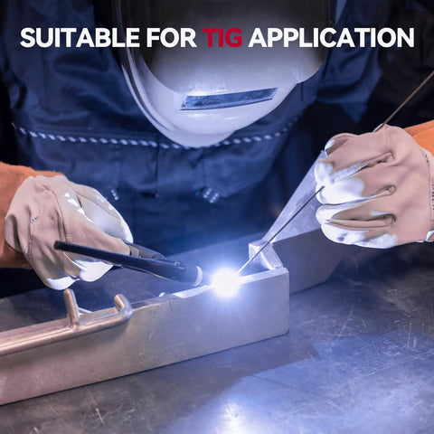 Welder using Aluminum TIG Welding Rod ER4043 Filler Wire One Sixteenth Inch By 16 Inch, 5 Pound Pack for TIG Welds