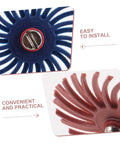 Inch Radial Polishing Wheel Kit Featuring Sturdy 3Mm Shank And Grit Ranging From Eighty To Two Thousand Five Hundred showing colors and detail of installation.