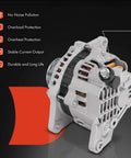 Alternator Compatible With Subaru Forester 1999 To 2002 And Impreza 1999 To 2001 12V 75A Clockwise Rotation Five Groove Pulley Replacement
