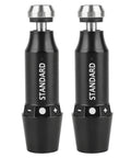 Premium Golf Shaft Sleeve Adapter For PXG 0211 0811 Gen1 Gen2 Gen3 Gen4 Driver And Fairway Wood, two adapters, black, aluminum