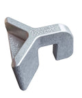 Patented Safety Bar Door Stop for Tension Hinged Doors, Commercial Grade, Heavy Duty Metal, designed for hotels and schools.