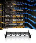 2U 19 Inch Rack Mount DIN Rail Kit Adjustable Depth 48 to 174 Millimeters Aluminum Rack Mount Bracket with 35mm DIN Rail