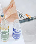 All In One Fishing Rod Repair Kit With Two Part Epoxy Resin shown with syringe and application brush