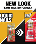 Heavy Duty Construction Adhesive For Small Projects And Repairs Fast Curing Waterproof Bonding Glue For Molding Trim Diy Home Fixes Knockout Hold Tough As Nails in 4oz packaging.