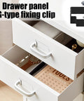 Multi Purpose Cabinet Installation Kit With Pro Grade Adjustable Drawer Jig And Locking Clamp Woodworking Fixture in use on white drawers