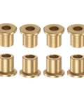 8 Pack Flange Bearing Sleeve Set With 6mm Bore 10mm Outer Diameter 12mm Length 2mm Flange Thickness Bronze Self Lubricating Bushings