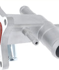 Direct Bolt On Aluminum Water Outlet Assembly With Coolant Sensor Plug And Go Upgrade ditches brittle OEM plastic, durable design.