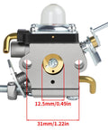 Carburetor Fuel Line Kit For 122C Trimmer Models 122LK 122LD 122LDX 22cc 2 Cycle Gas String Trimmer OEM 581734301 574386701