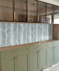 Green Stripe Peel And Stick Wallpaper Self Adhesive Removable Contact Paper For Shelves Drawers And Cabinets DIY Friendly Install