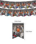Welding Theme Birthday Party Decor Kit with Happy Birthday banner featuring electric welder design, 5.5in x 7.5in size.